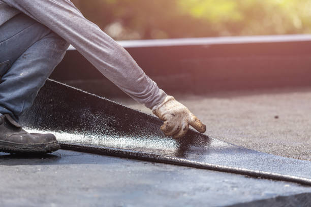 Professional Crawl Space Encapsulation technician working in Flagtown, NJ